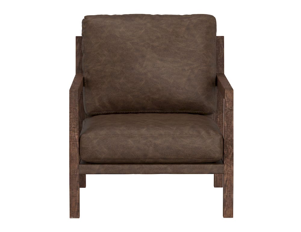 IFD  - Milan  - Wooden Frame, Armchair  - Brown  - IUP401-ACH-212 view 2
