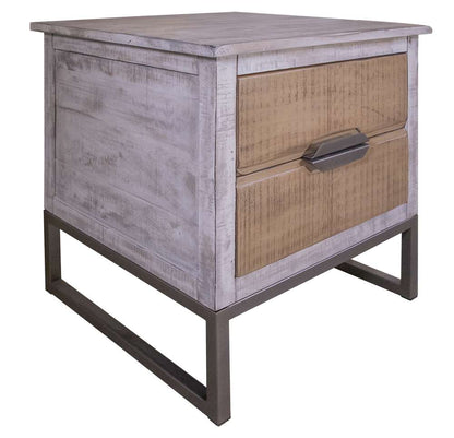 IFD - Mita 2 Drawer, End Table - IFD2411END veiw 1