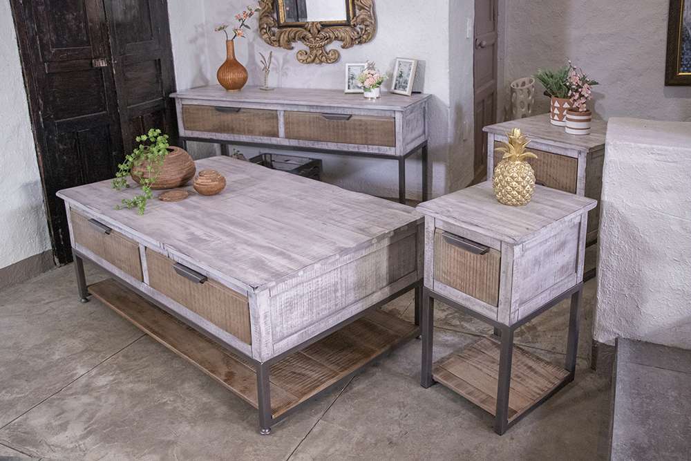 IFD - Mita 2 Drawer, End Table - IFD2411END veiw 2