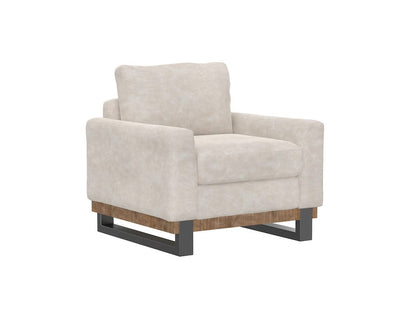 IFD  - Mita  - Metal & Wood Base, Armchair  - Gray  - IUP241-ACH-210 view 2