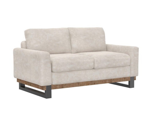 IFD  - Mita  - Metal & Wood Base, Loveseat  - Gray  - IUP241-LOV-210 view 2