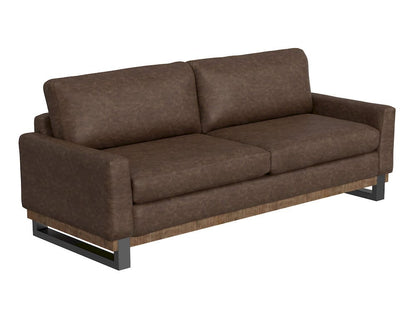 IFD  - Mita  - Metal & Wood Base, Sofa  - Brown  - IUP241-SOF-212 view 1