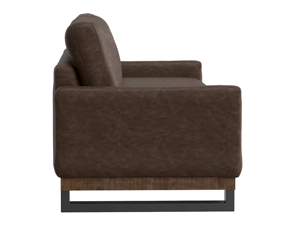IFD  - Mita  - Metal & Wood Base, Sofa  - Brown  - IUP241-SOF-212 view 3