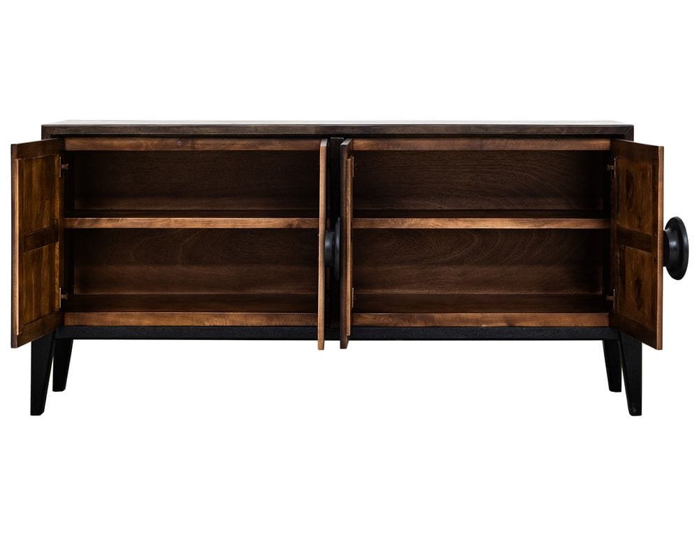 IFD - Moka - 4 Door Console in Brown - IFD1181CNS view 3