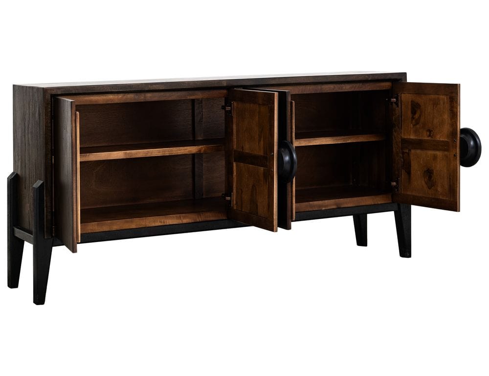 IFD - Moka - 4 Door Console in Brown - IFD1181CNS view 4