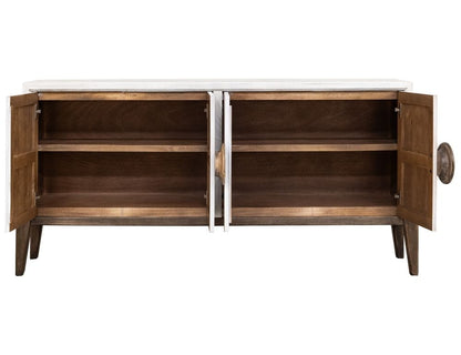 IFD - Moka White - 4 Door Console - IFD1281CNS view 3