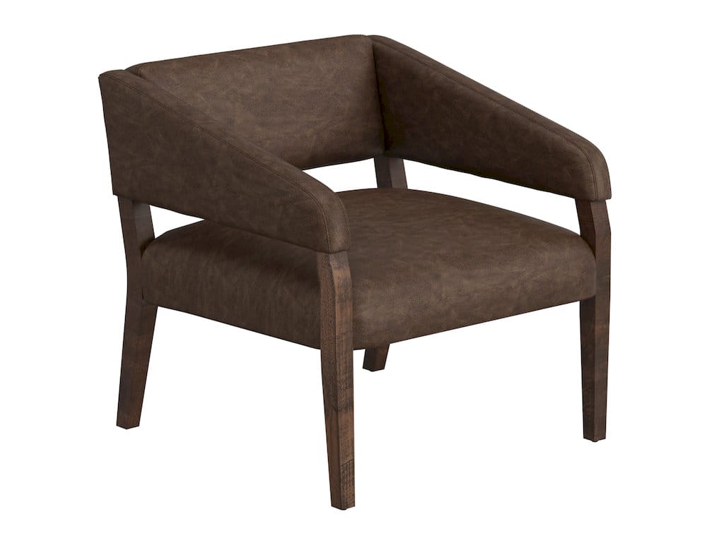 IFD  - Murcia  - Wooden Frame, Armchair  - Brown  - IUP221-ACH-212 view 1