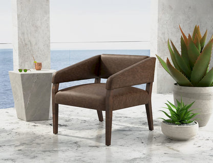 IFD  - Murcia  - Wooden Frame, Armchair  - Brown  - IUP221-ACH-212 view 4