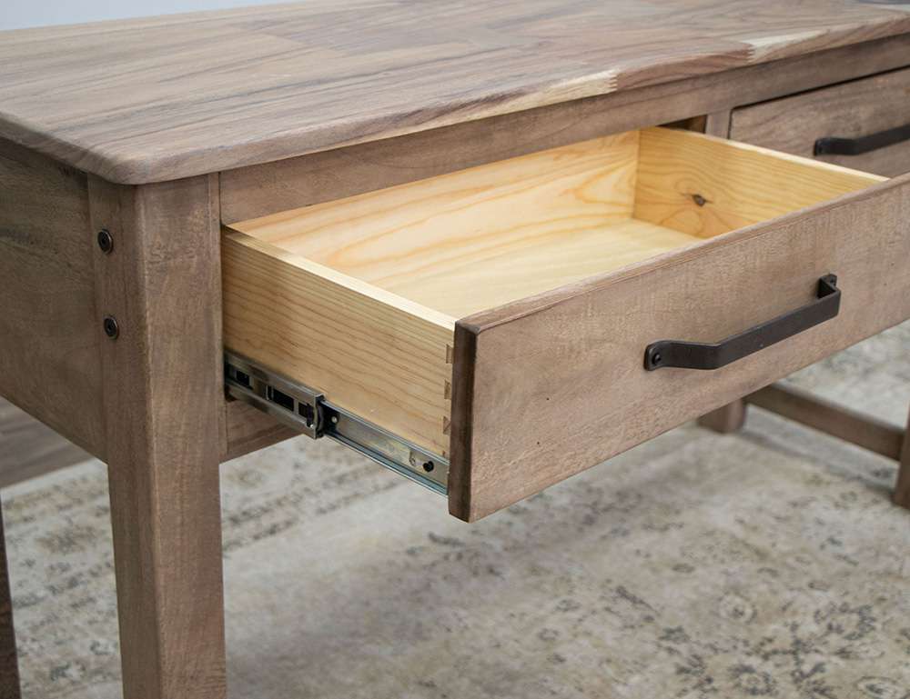 IFD - Natural Parota - 1 Drawer, End Table - IFD8681END veiw 3