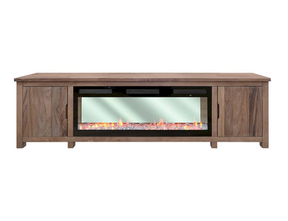 IFD  - Natural Parota  - 2 Door Fireplace TV Stand  - IFD8681EFP93 view 1