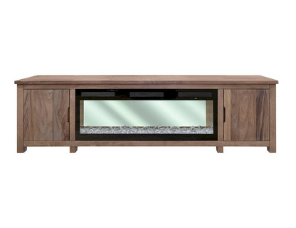 IFD  - Natural Parota  - 2 Door Fireplace TV Stand  - IFD8681EFP93 view 2