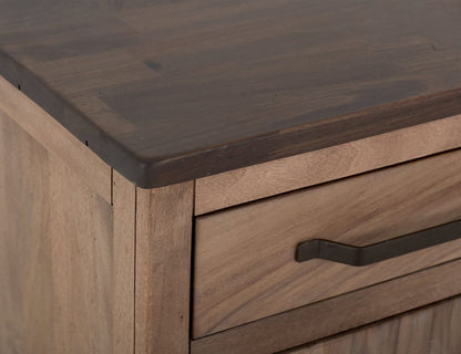 IFD  - Natural Parota  - 2 Drawer, 2 Door, 2 Glass Door, Stand 70"  - IFD8682STN70 view 7