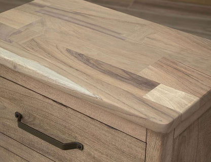 IFD - Natural Parota - 2 Drawers, Nightstand - IFD8681NTS veiw 3