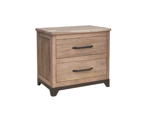 IFD - Natural Parota - 2 Drawers, Nightstand - IFD8681NTS view 1