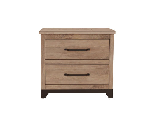 IFD - Natural Parota - 2 Drawers, Nightstand - IFD8681NTS view 2