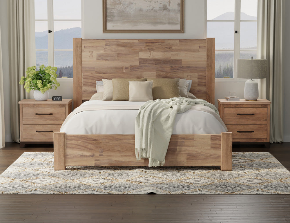 IFD - Natural Parota - 2 Drawers, Nightstand - IFD8681NTS view 4
