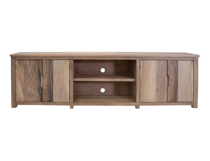 IFD - Natural Parota - 4 Door 93in TV Stand - IFD8681STN93 view 1