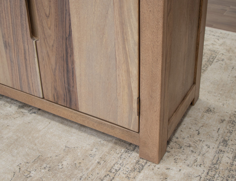 IFD - Natural Parota - 4 Door 93in TV Stand - IFD8681STN93 view 6