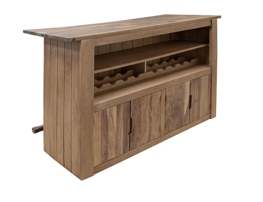 IFD - Natural Parota - 4 Door Wooden Bar - IFD8681BAR view 2