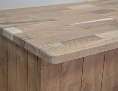 IFD - Natural Parota - 4 Door Wooden Bar - IFD8681BAR view 4