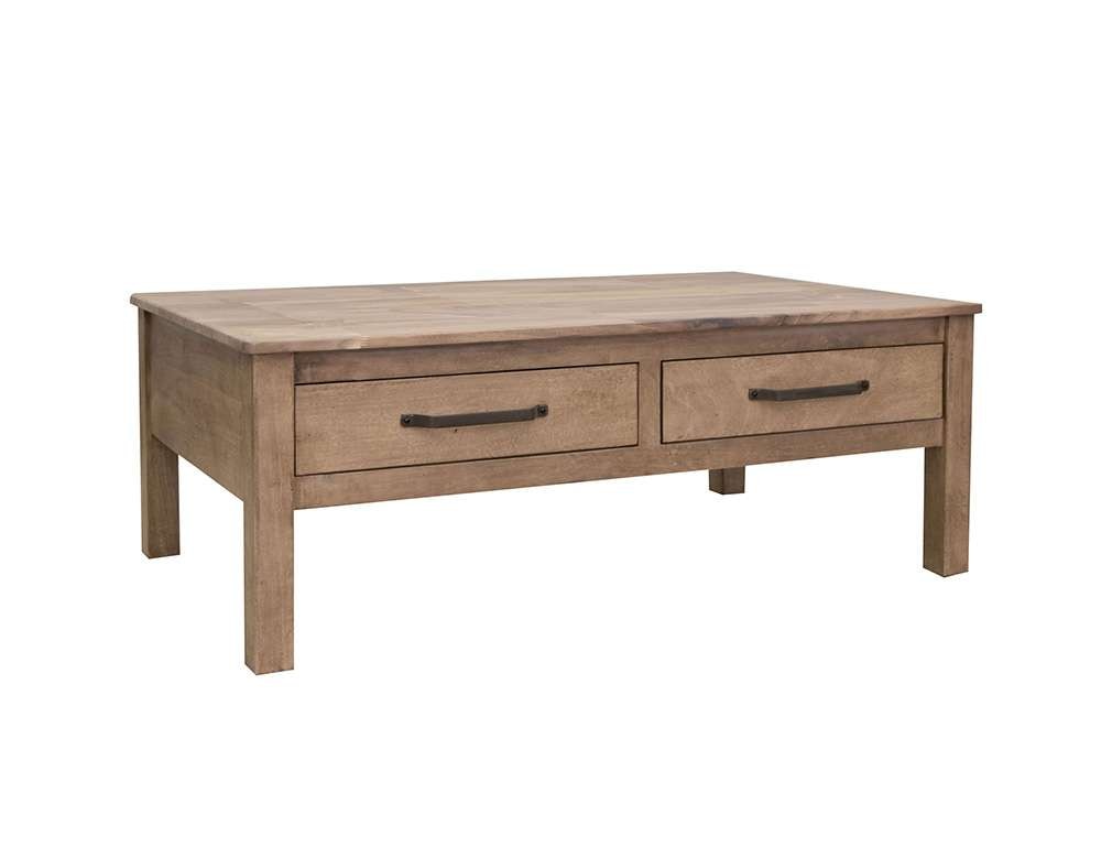 IFD - Natural Parota - 4 Drawer Cocktail Table - IFD8681CKT veiw 1