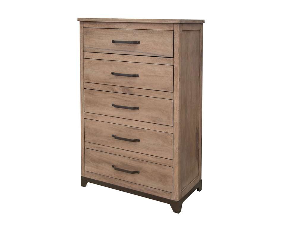 IFD - Natural Parota - 5 Drawers, Chest - IFD8681CHT veiw 1
