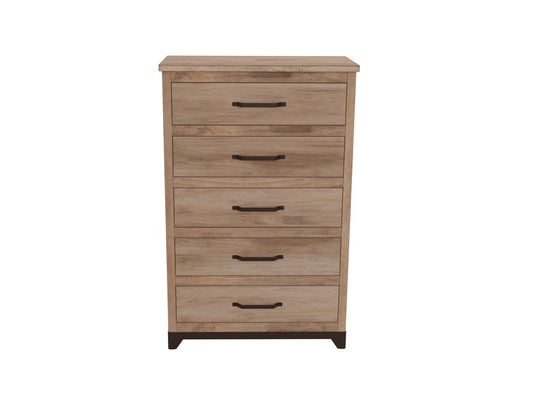 IFD - Natural Parota - 5 Drawers, Chest - IFD8681CHT view 2