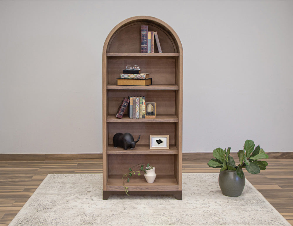 IFD - Natural Parota - 5 Shelves Bookcase - IFD8681BKS view 3