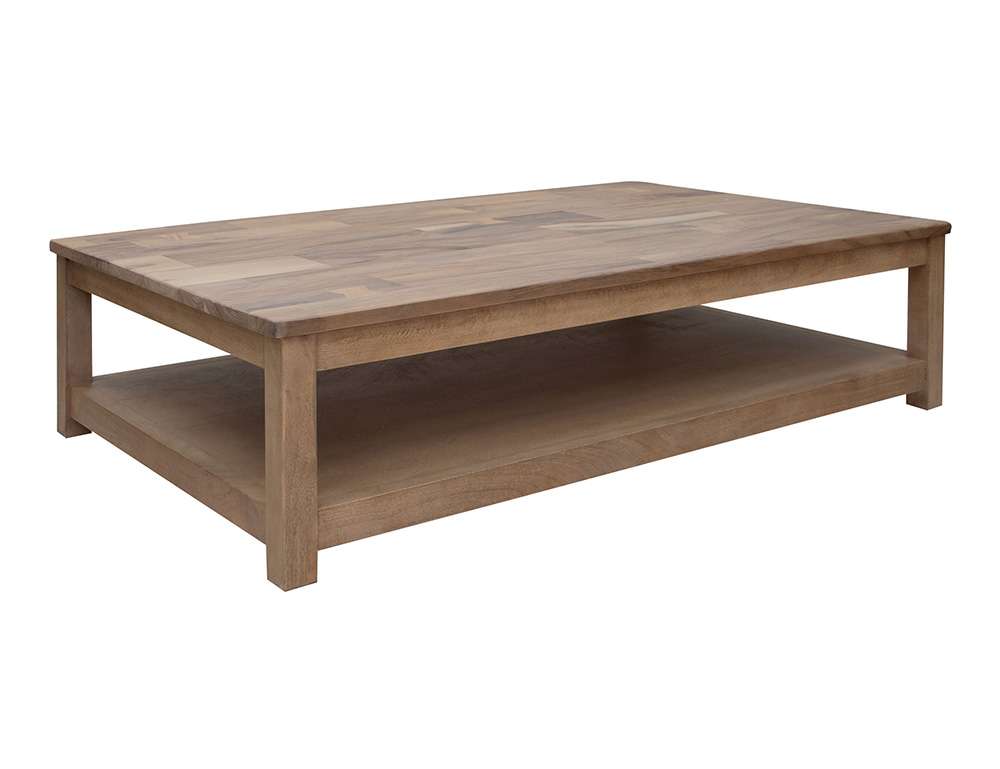 IFD - Natural Parota - Deluxe Cocktail Table - IFD8681CKTDL veiw 1