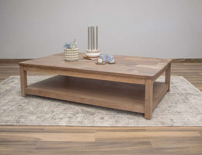 IFD - Natural Parota - Deluxe Cocktail Table - IFD8681CKTDL veiw 2