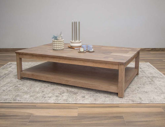 IFD - Natural Parota - Deluxe Cocktail Table - IFD8681CKTDL veiw 2