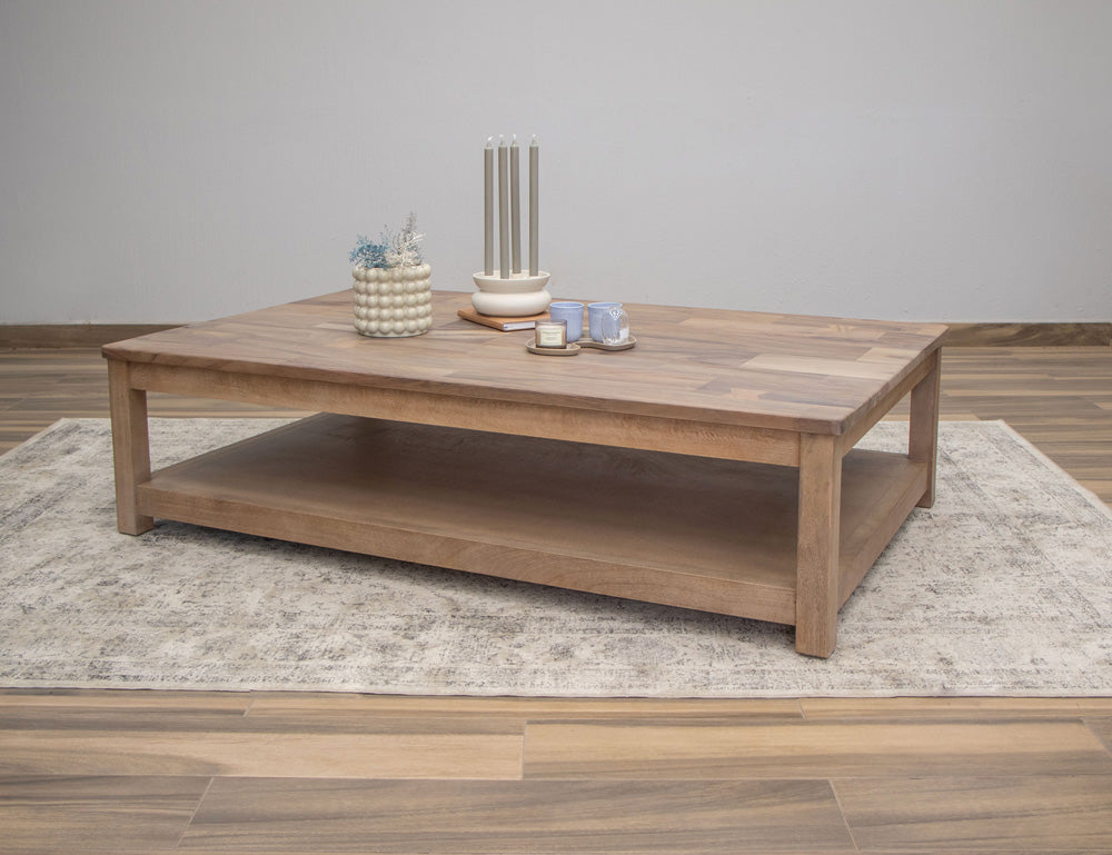 IFD - Natural Parota - Deluxe Cocktail Table - IFD8681CKTDL view 2