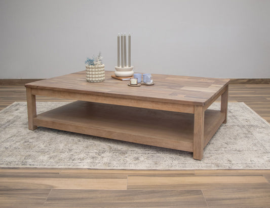 IFD - Natural Parota - Deluxe Cocktail Table - IFD8681CKTDL view 2