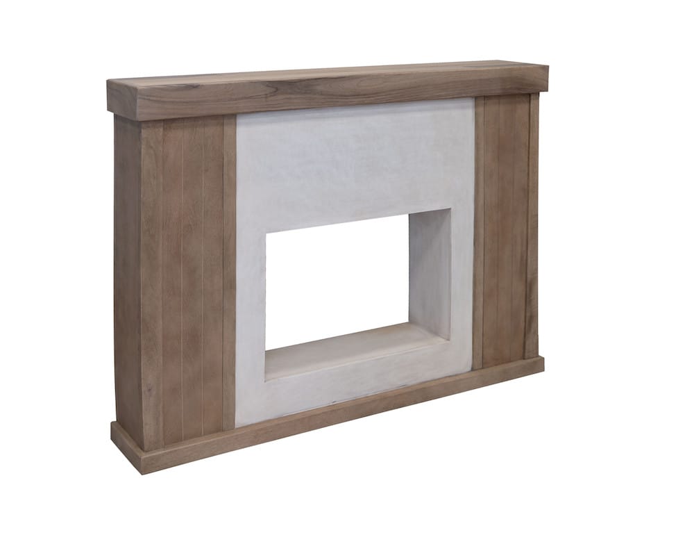 IFD - Natural Parota Electric Fireplace Console - IFD8681CNSFP view 3