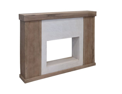 IFD - Natural Parota Electric Fireplace Console - IFD8681CNSFP view 3
