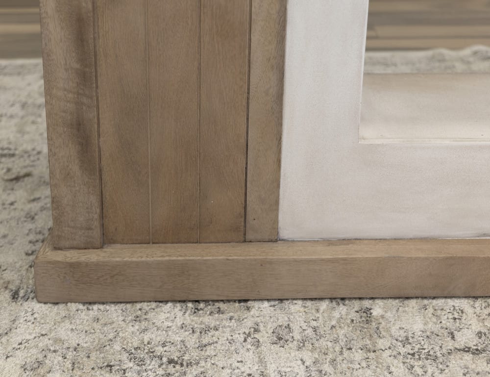IFD - Natural Parota Electric Fireplace Console - IFD8681CNSFP view 4
