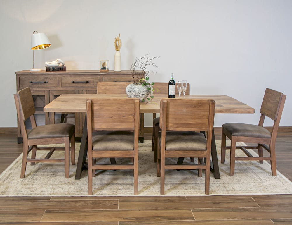 IFD - Natural Parota - Natural Parota Dining Table - IFD8681DINTBL view 2