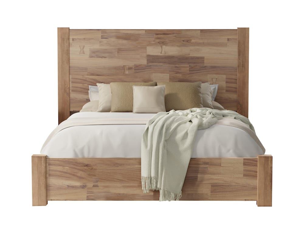 IFD - Natural Parota - Natural Parota Queen Bed - IFD8681BEDQE view 1