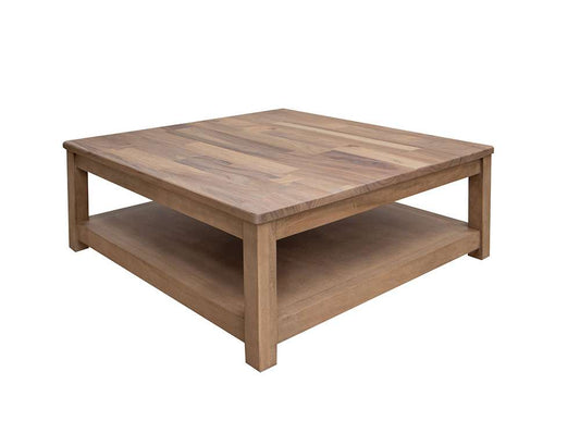 IFD - Natural Parota - Square Cocktail Table - IFD8681CKTSQ veiw 1