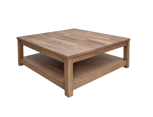 IFD - Natural Parota - Square Cocktail Table - IFD8681CKTSQ view 1