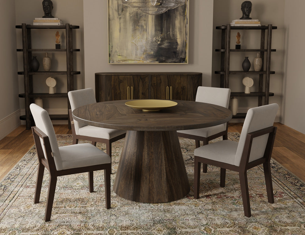 IFD - Natural Parota - Upholstered Chair (Set of 2) - IFD8682CHU view 2