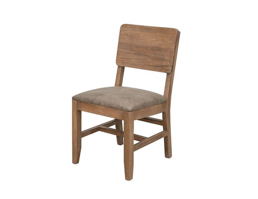 IFD - Natural Parota - Upholstered Seat Wooden Chair (Set of 2) - IFD8681CHR veiw 1