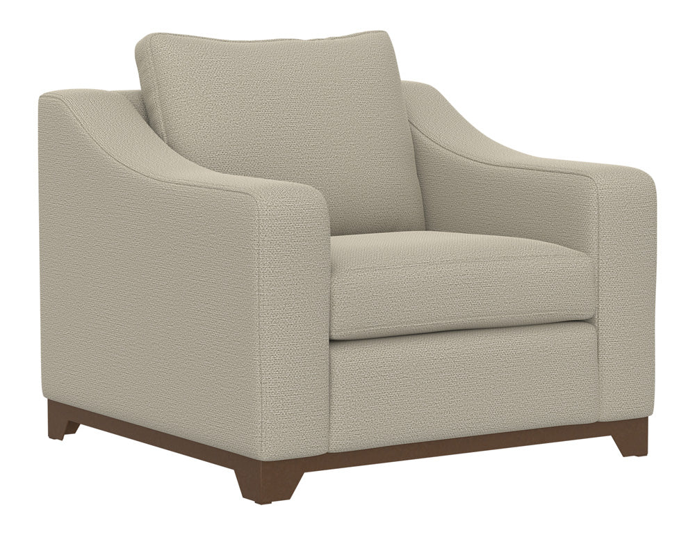 IFD - Natural Parota - Wooden Frame & Base, Armchair - IUP868-ACH-151 view 1