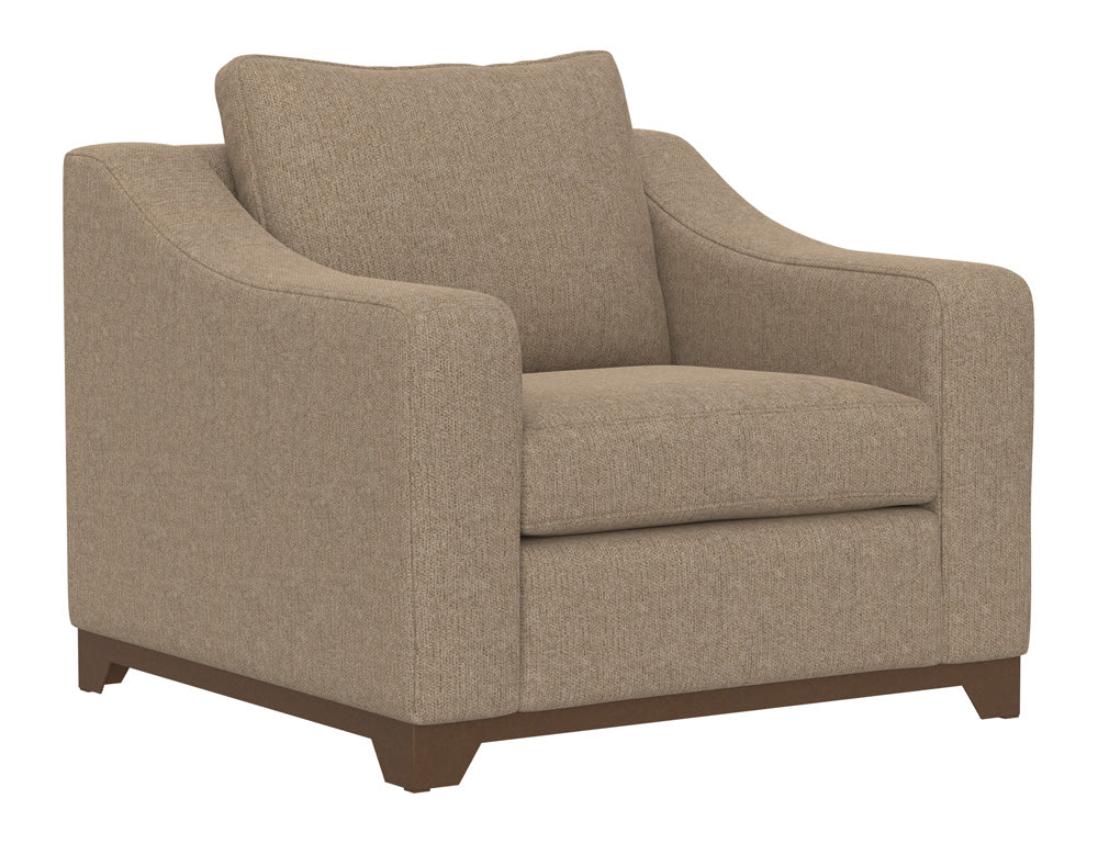 IFD - Natural Parota - Wooden Frame & Base, Armchair - IUP868-ACH-152 view 1