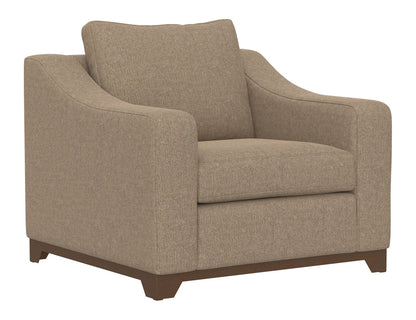IFD - Natural Parota - Wooden Frame & Base, Armchair - IUP868-ACH-152 view 1