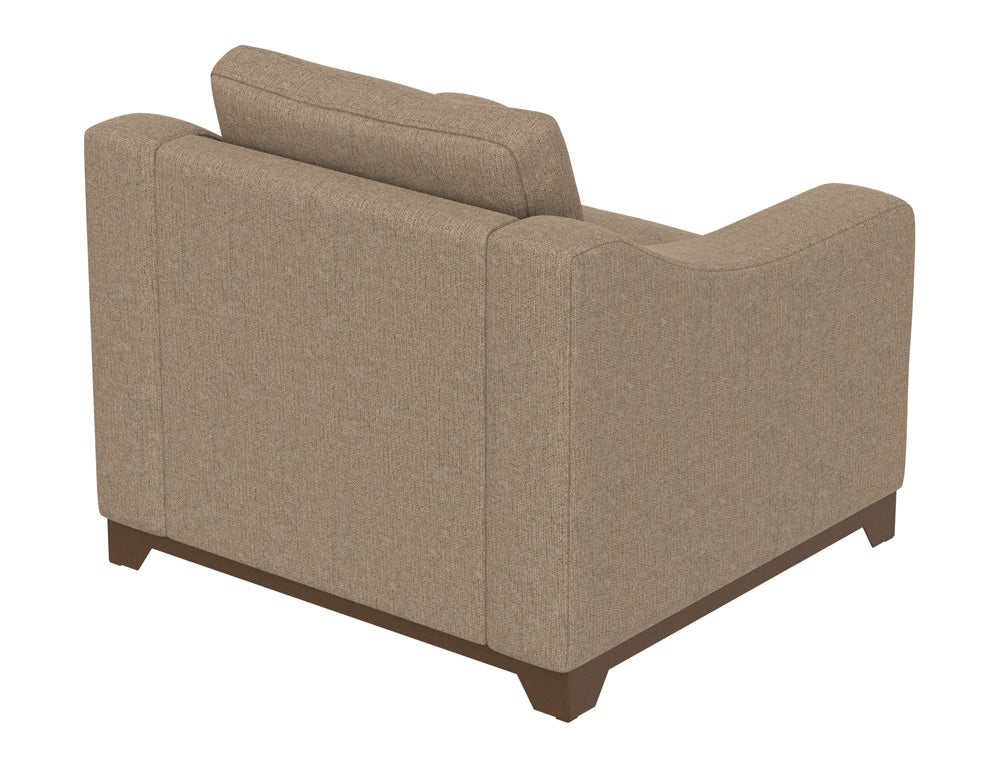 IFD - Natural Parota - Wooden Frame & Base, Armchair - IUP868-ACH-152 view 3