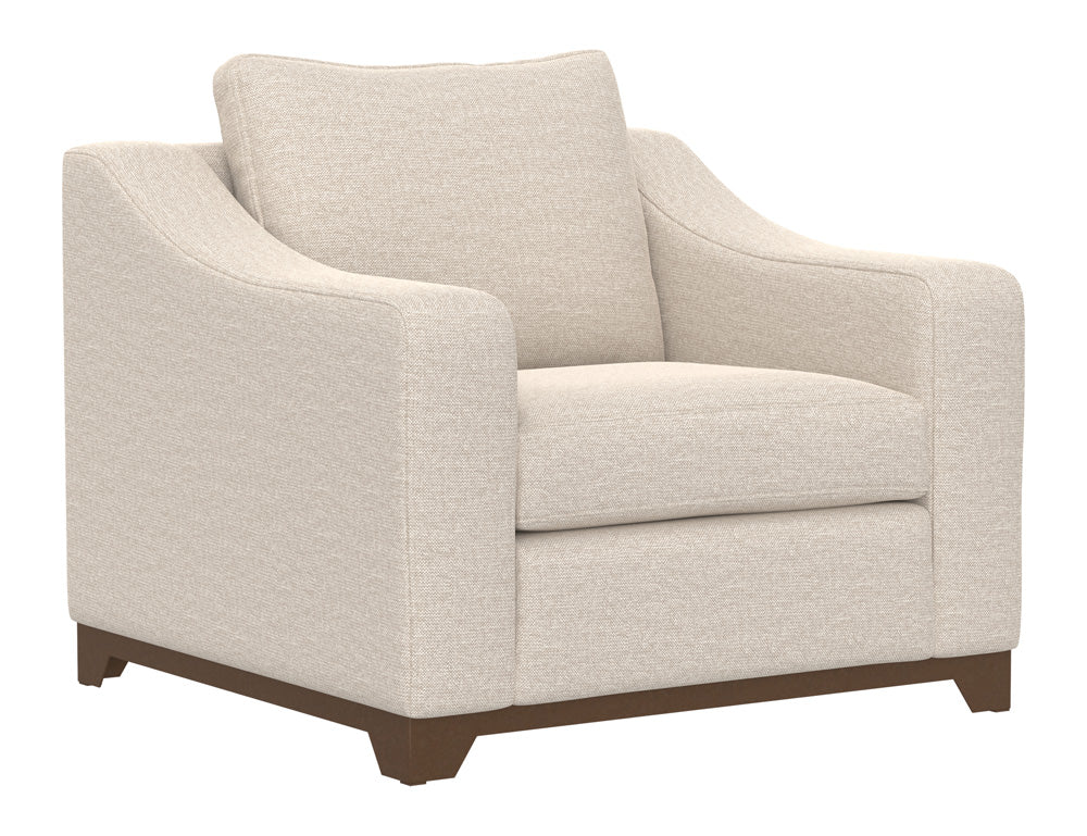 IFD - Natural Parota - Wooden Frame & Base, Armchair - IUP868-ACH-161 view 1