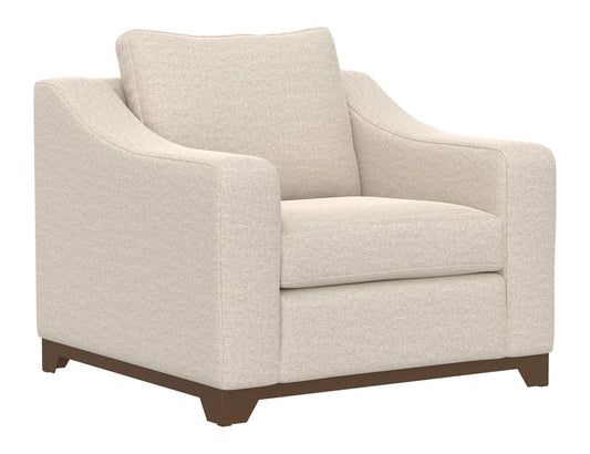 IFD - Natural Parota - Wooden Frame & Base, Armchair - IUP868-ACH-161 view 1