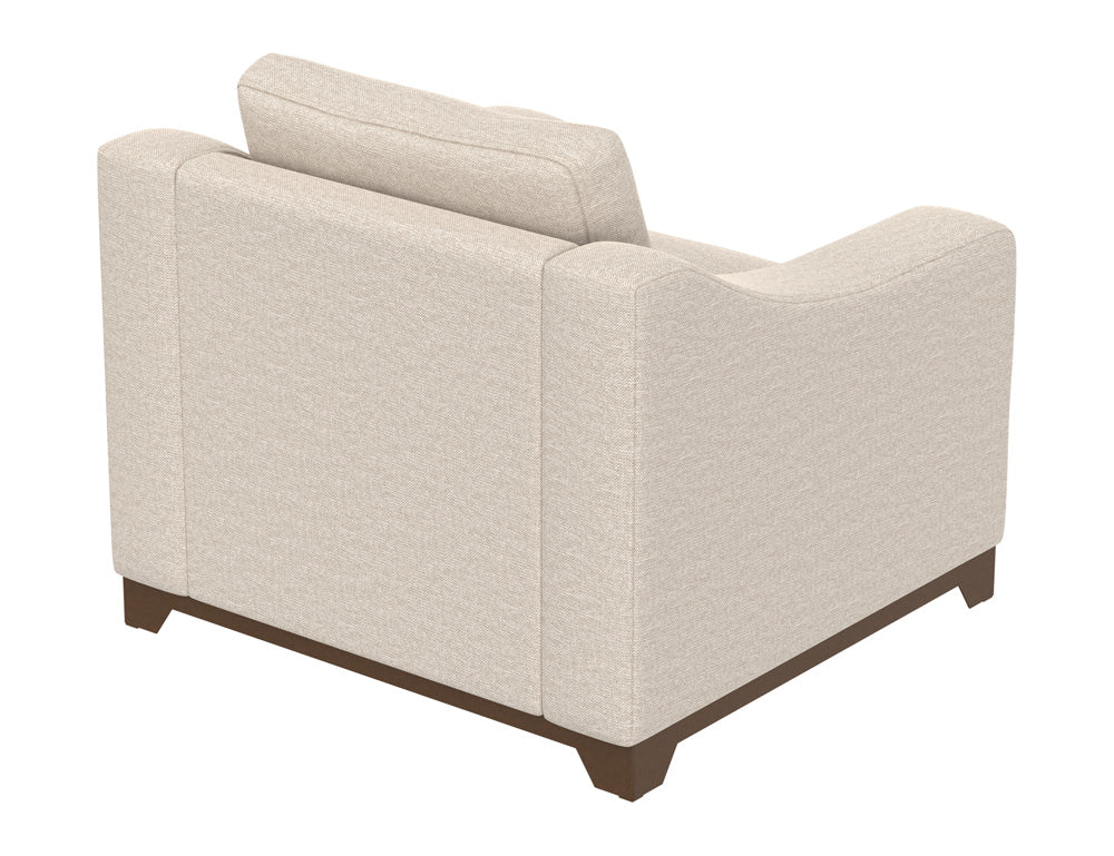 IFD - Natural Parota - Wooden Frame & Base, Armchair - IUP868-ACH-161 view 3