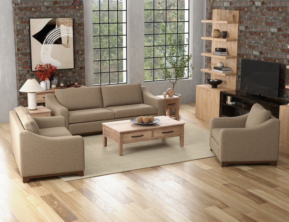 IFD - Natural Parota - Wooden Frame & Base, Loveseat - IUP868-LOV-152 view 4